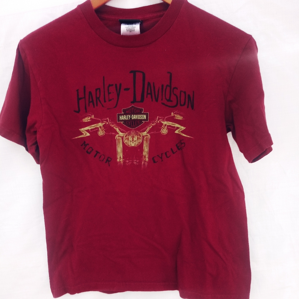 Harley Davidson Tulsa Edition Red T-Shirt Sz L